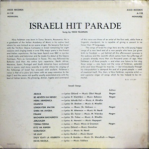 ניקו פלדמן - מצעד פזמונים ישראלי (1961)