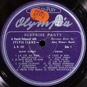 סילביה קלייר - מסיבת הפתעה (1965)