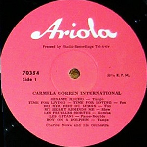 כרמלה קורן - לרקוד עם כרמלה קורן, מסיבת ריקודים בינלאומית (1963)