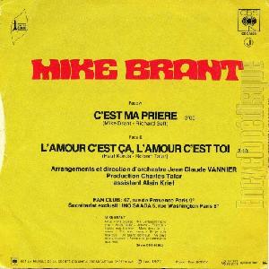 מייק בראנט - זאת תפילתי (1972)