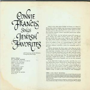 קוני פרנסיס - מבחר שירים יהודיים (1961)