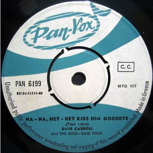 דייב קרול והסינג סינג – נה נה היי היי נשקיהו לשלום (1969)