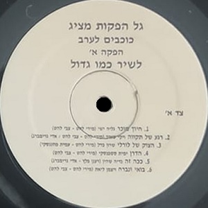 כוכבים לערב, לשיר כמו גדול, הפקה א